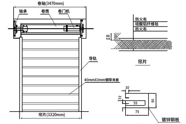 兴建欧式保温卷帘